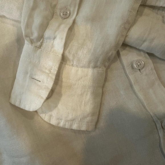 J. Crew Wren linen  shirt in Baird McNutt Irish linen Size 2. NWOT - Picture 8 of 8